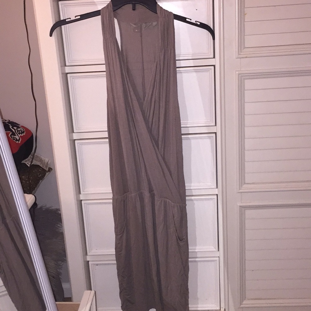 Athleta - Tan Criss Cross Top Dress!!
